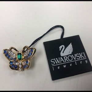 Swarovski Small Butterfly Pin